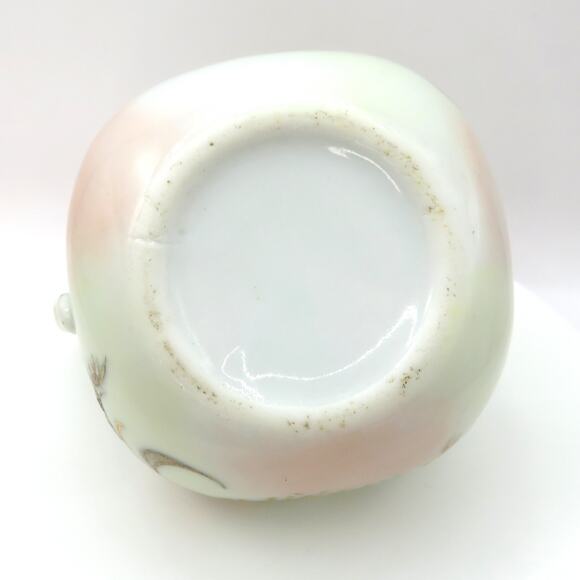 Vintage Nippon Style Moriage Creamer & Sugar Bowl Set Hand Painted Gold Floral - Picture 10 of 16